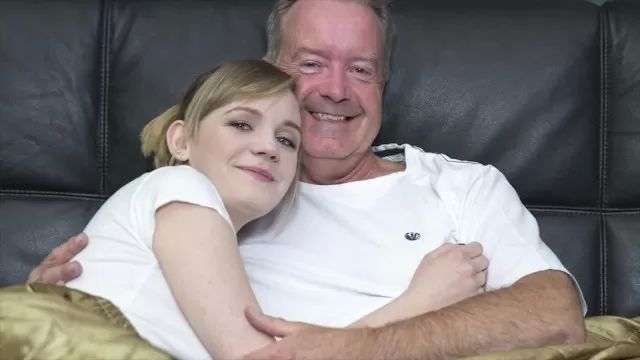 Bottom Sexy blonde bends over to get fucked by grandpa big cock Sucking Dick