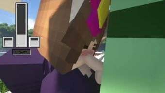 Highschool Minecraft Jenny Mod Created jenny villagers and got a quick blowjob Riley Steele