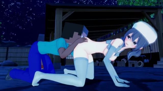 Big Dicks Minecraft - Sex with Skeleton - Mob Talker - 3D Hentai Sperm