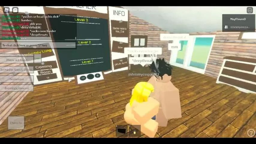 Milk Fucking with a cute girl on roblox ) ( wanna screw add me MayFleureD ) Topless