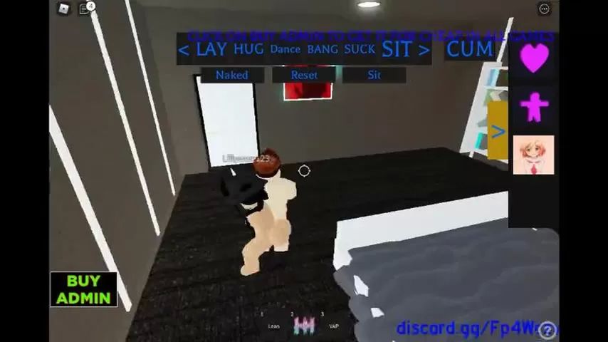 Pissing Fuking a rich girl in roblox Short