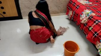Jap Indian maid has hard sex with boss Family Roleplay