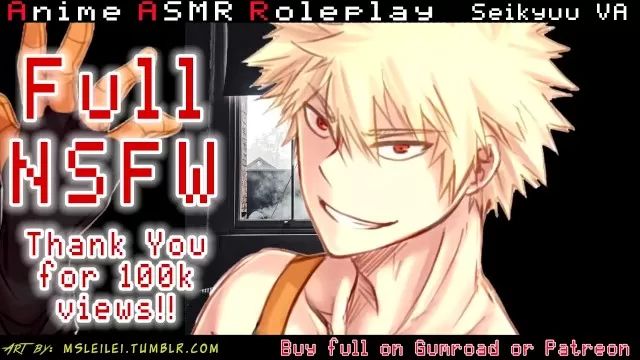 Hardcore Porn Free Bakugou F*cks You - Full NSFW ASMR 18+ Blond