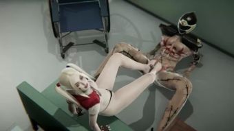 Massages Harley Quinn Footjob and Foot Worship Punishment
