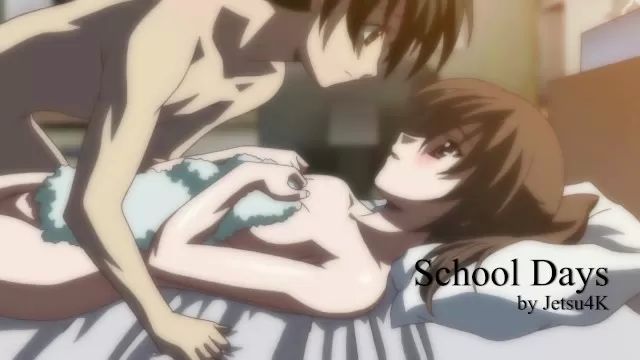 Girls School Days Game - BIG Film [2D Hentai, 4K A.I. Upscaled, Uncensored] Hardon