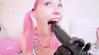 Amigo Anna's Anal Birthday Party - Dutch Small Skinny Girl - Real Homemade Amateur - Cumshot Jerking Off