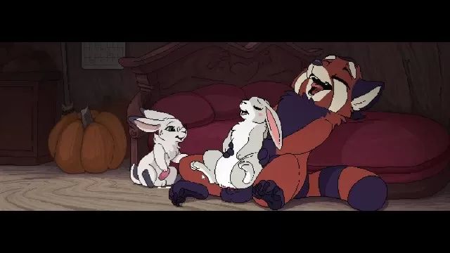Kitchen Hentai Game | Red Panda Adventure | pt4 Blow Job