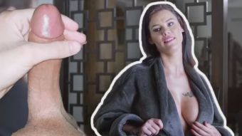 Brazil Jerking off to PETA JENSEN (Stepmom Video + Cumshot Fountain) Soapy Massage