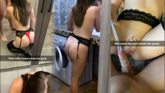 Best Blowjobs Ever Dressing my Wife for Tinder Date | Hotwife Sends Snapchats for her Cuckold Husband. Body