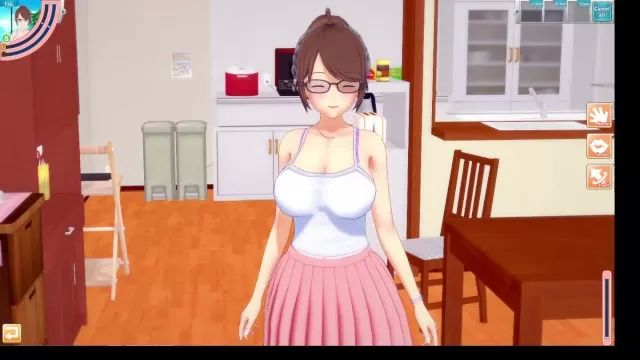 Trans 3D/Anime/Hentai: HOT HouseWife Fucked by neighbor with a big dick while husband is at work !! (POV) Big Japanese Tits