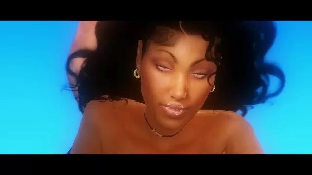 Farting Married Ebony Milf gets fucked in the sand Horny Sluts