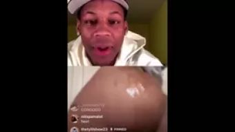 Gozada Hott Instagram Model w Big Tits Gets Naked On Live Stream Erito