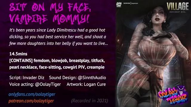 Colegiala [RESIDENT EVIL] Lady Dimitrescu - Sit on my face, Vampire Mommy! | Erotic Audio Play by Oolay-Tiger Avy Scott