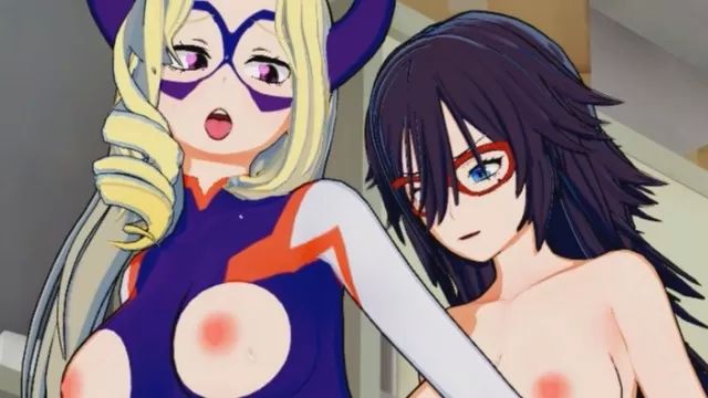 Petite Porn My Hero Academia - Futanari Midnight Fucks Mt. Lady 3D Hentai Facial
