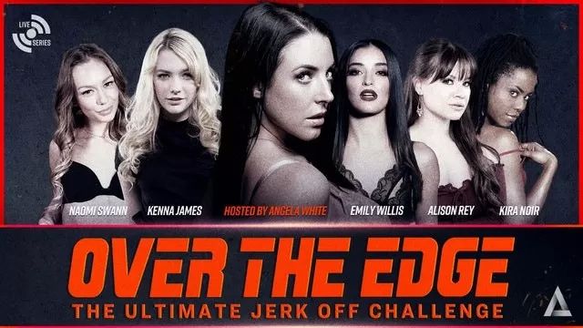 Teenfuns ADULT TIME Angela White Hosts OVER THE EDGE Jerk Off & Edging Challenge Outdoor