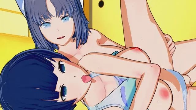 Lesbiansex Senran Kagura - Yozakura X Futa Yumi 3D Hentai Fuck Her Hard