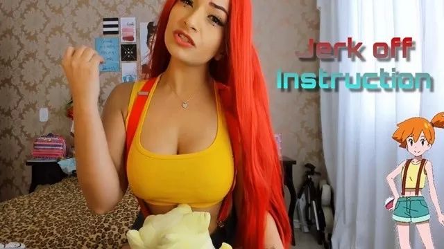 Riding Cock JOI Cosplay Misty Jerk Off Instruction Big Boobs Big ass Teasing Queen Shaved Pussy