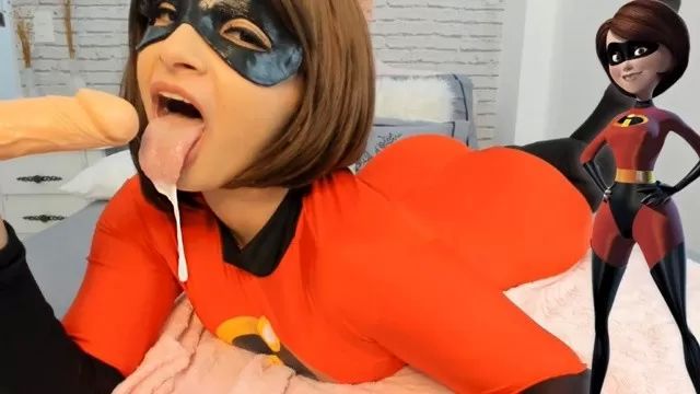 Hung Joi with Mrs. Incredible Elastigirl - Jerk Off Instructions You will Cum a Lot DaPink
