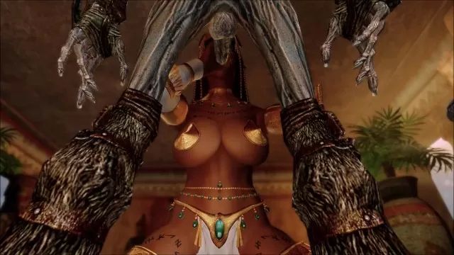 Footjob Egyptian Queen Carmella Gets Fucked By Monster Skyrim 3D Hentai Periscope