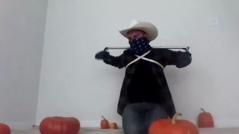 Humiliation Bondage Scarecrow Paja