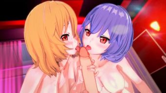 EscortGuide Touhou Project: ANAL PLEASURES AND GENTLE SEX WITH Remilia & Flandre (3D Hentai) French Porn