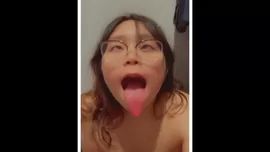 Mama Ambiiyah having fun on Snapchat Korea