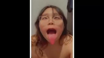 Breast Ambiiyah having fun on Snapchat Futanari