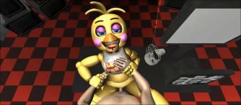 Sucking Dick Toy Chica's Surprise / 3D Animation Tight Pussy Fucked