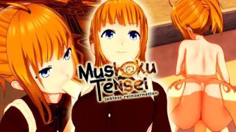Trio Mushoku Tensei Jobless Reincarnation: Zenith Greyrat Hentai 3d Uncensored Muscles