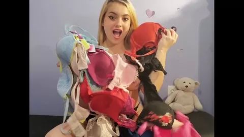 Youporn 34DD Bra Try On & Oil Nice