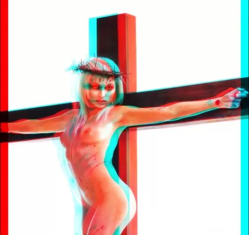 Mujer Female Jesus Crucified Naked 3D Free Fucking