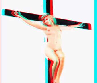 ClipHunter Female Jesus Crucified Naked 2 (3D) Blacksonboys