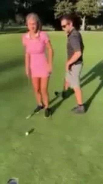 Teasing Golf fucking teen Bunda Grande