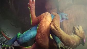 Fuck Com Lizard Breeding | Scaly Male & Female | Wild Life Furry VirtualRealGay