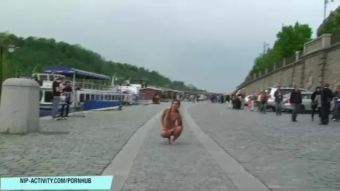 MyEroVideos Sweet Teen Martina Nude In Public Body Massage