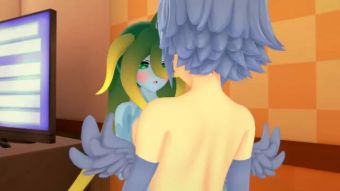 Police (3D Hentai)(Lesbian)(Monster Musume) Slime x Harpy Papi Flaquita