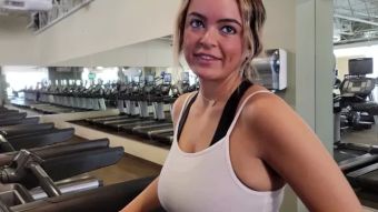 Sucking Cocks Picked up a girl in the gym and gave her a creampie Huge Ass
