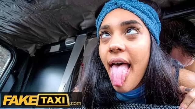 Hustler Fake Taxi Capri Lmonde Lowers her Sexy Booty onto a Big Thick Cock Whores