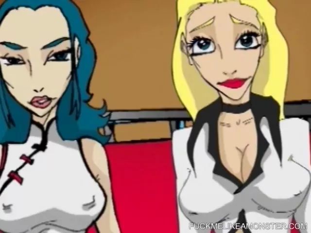 German Busty cartoon slut gets pussy licked Pmv