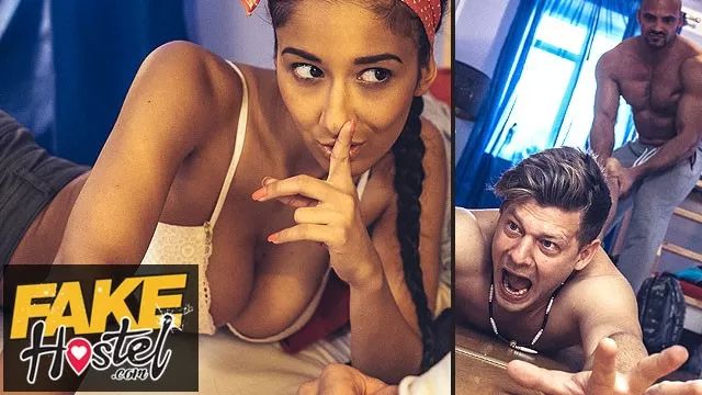 Gay Blowjob Fake Hostel - Cheating girlfriend with hot natural body fucks a big cock before it all kicks off Feet