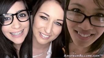 First Time Sky, Angelina Chung and Alexis Grace Make Their Cum-Swallowing Debuts Wank