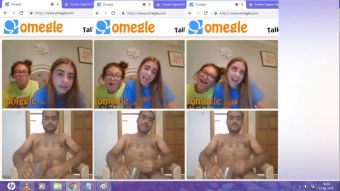 Transgender Omegle teen having fun with nude guy Spread
