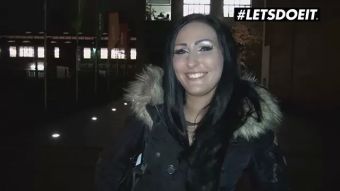 Badoo BumsBus - Mira Grey German Brunette Slut Fucks Stranger For Cash - LETSDOEIT Mamadas