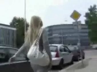 Denmark Horny Girl Gets Sticky With A Stranger In Public Cameltoe