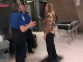 Aussie Lady Freaks The Fuck Out Over TSA Molestation Tinytits