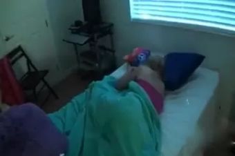 Pussy Play Cute GF Woken Up With His Boner Cam Sex