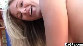 Grosso Pretty Blonde's Outdoor Bang Tape Stepdaughter