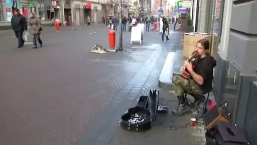 Corno Street Guitarist is gonna Blow You Away Couple